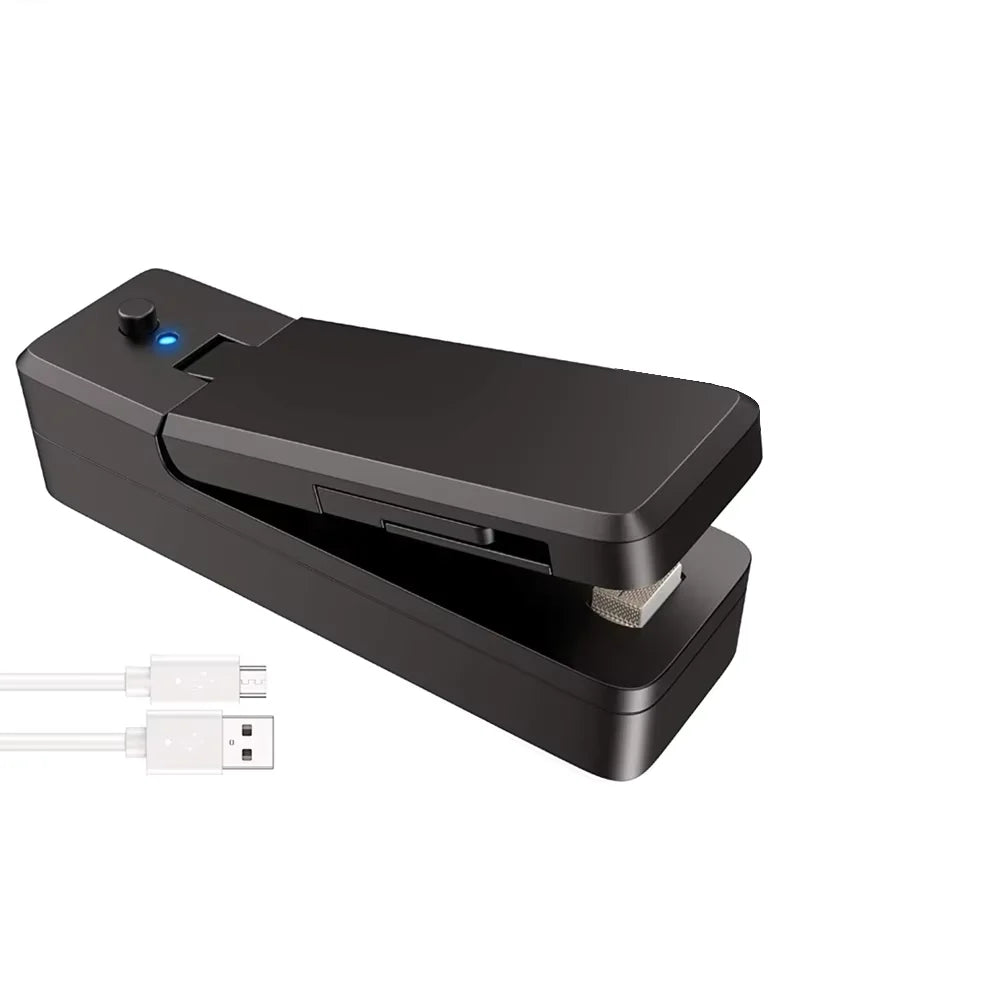 袋をピタッと密封！USB充電式コンパクトシーラー